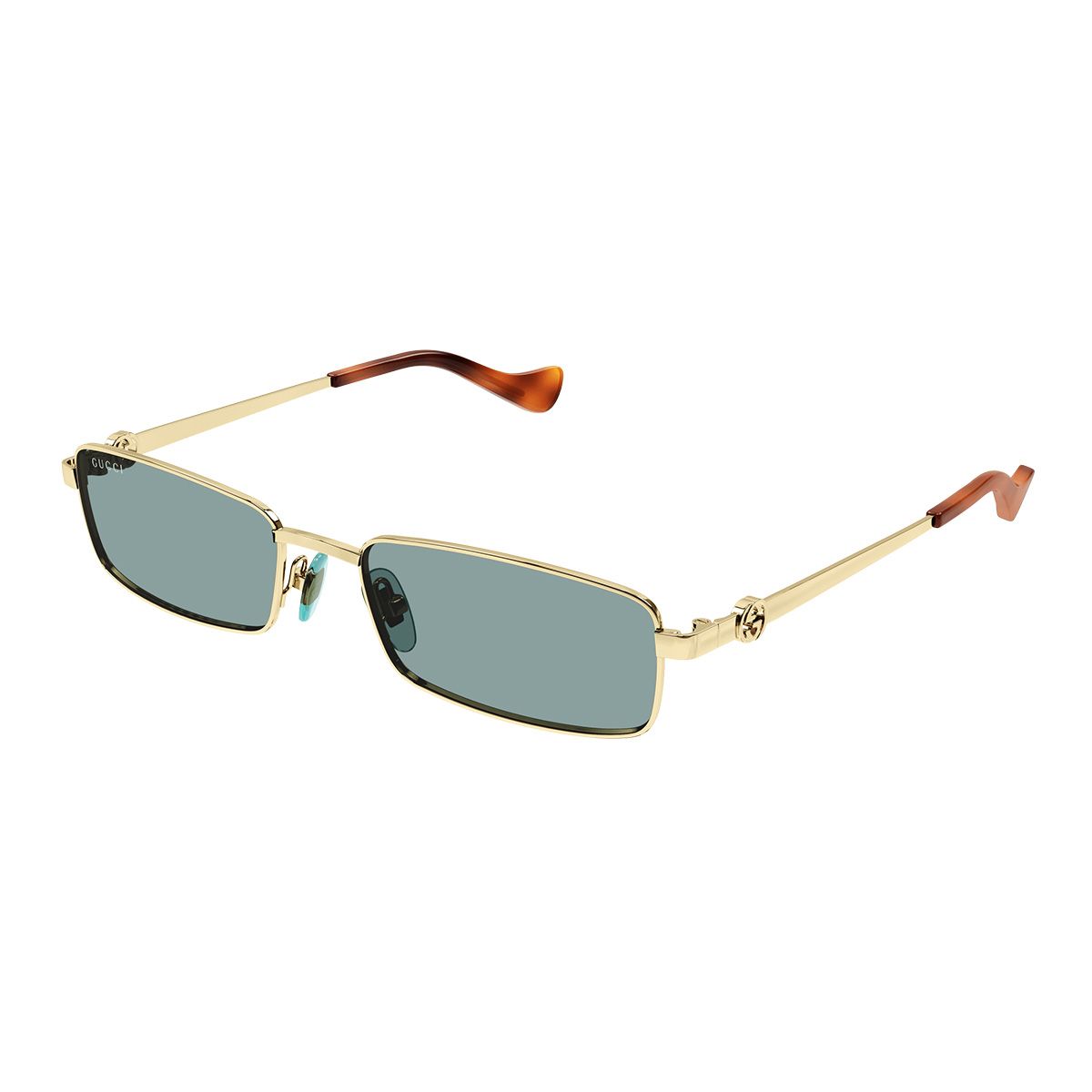 Shop Gucci Eyewear Sunglasses In Gold