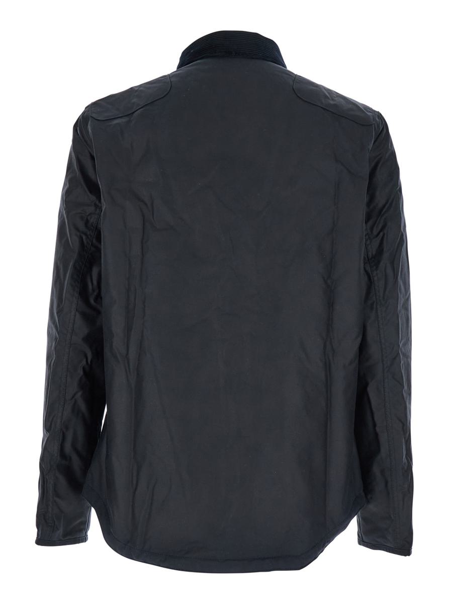 Barbour Reelin Wax Jacket Aw25 Wax Cot Outw In Black