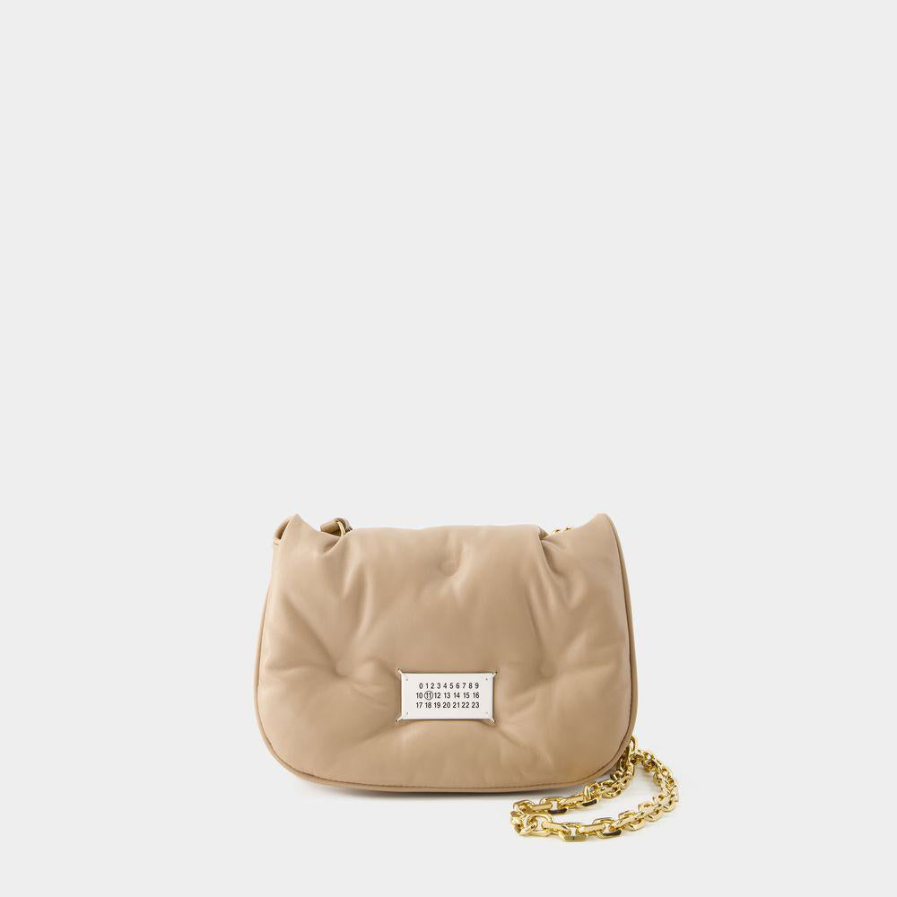 Shop Maison Margiela Crossbody In Beige