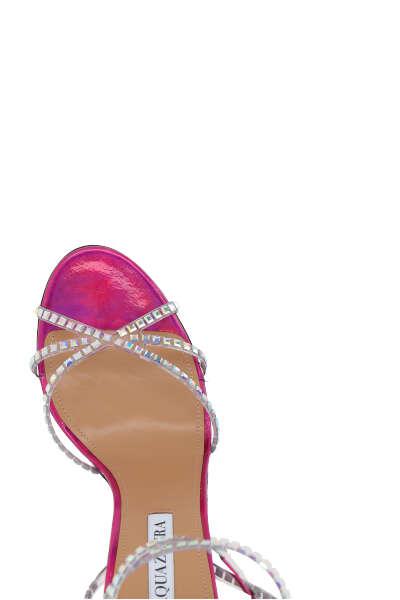 Shop Aquazzura Sandals In Fuchsia