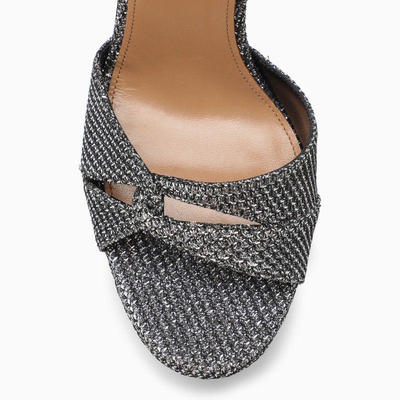 Shop Aquazzura Sandals In Grey