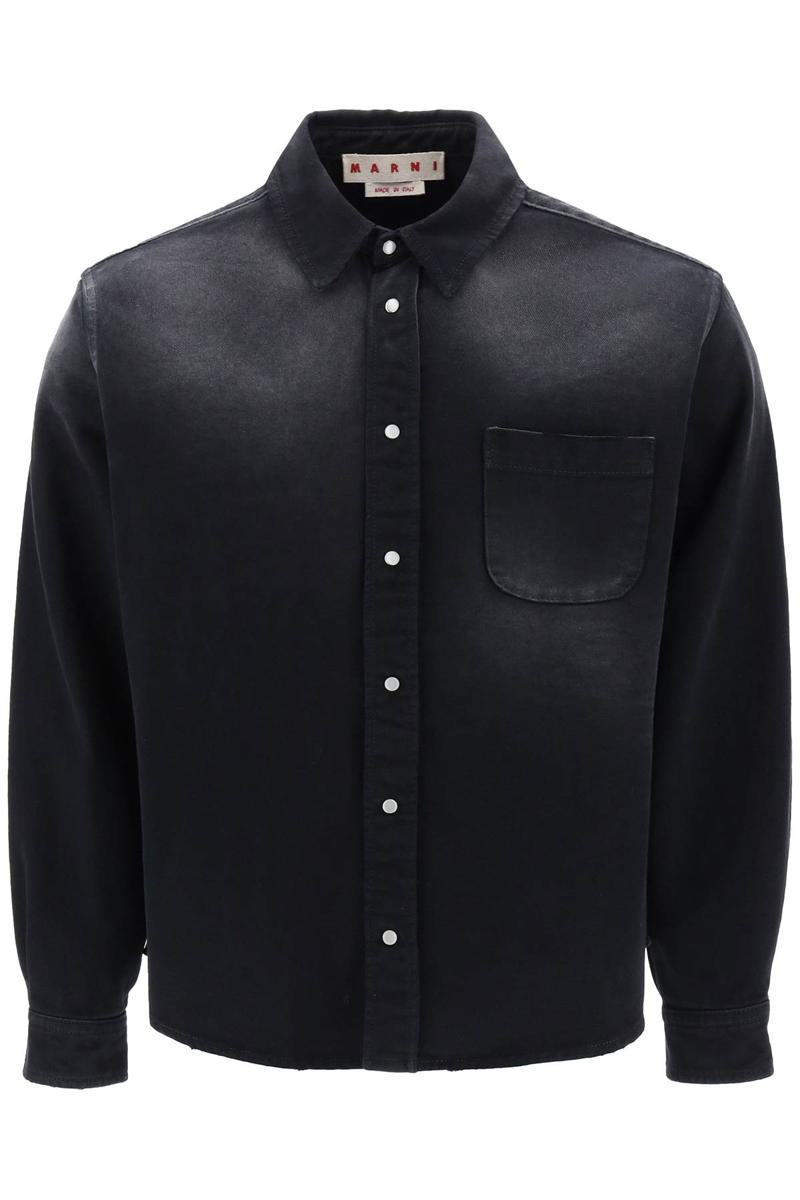 Shop Marni Shirts In Black