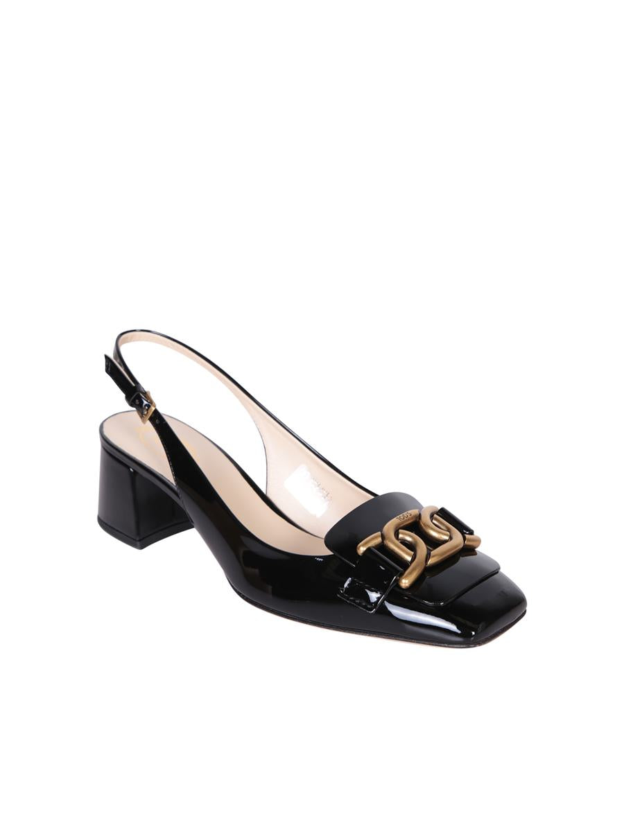 Shop Tod's Flats In Black
