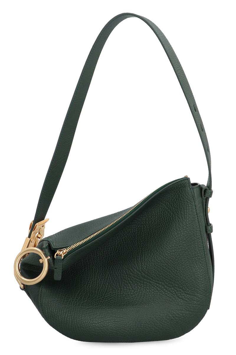 Burberry Knight Leather Crossbody Bag In Green