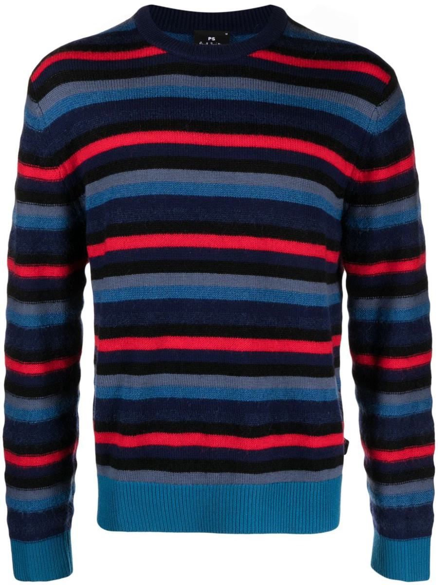 Shop Ps By Paul Smith Ps Paul Smith Mens Sweater Crew Neck Clothing In Blue