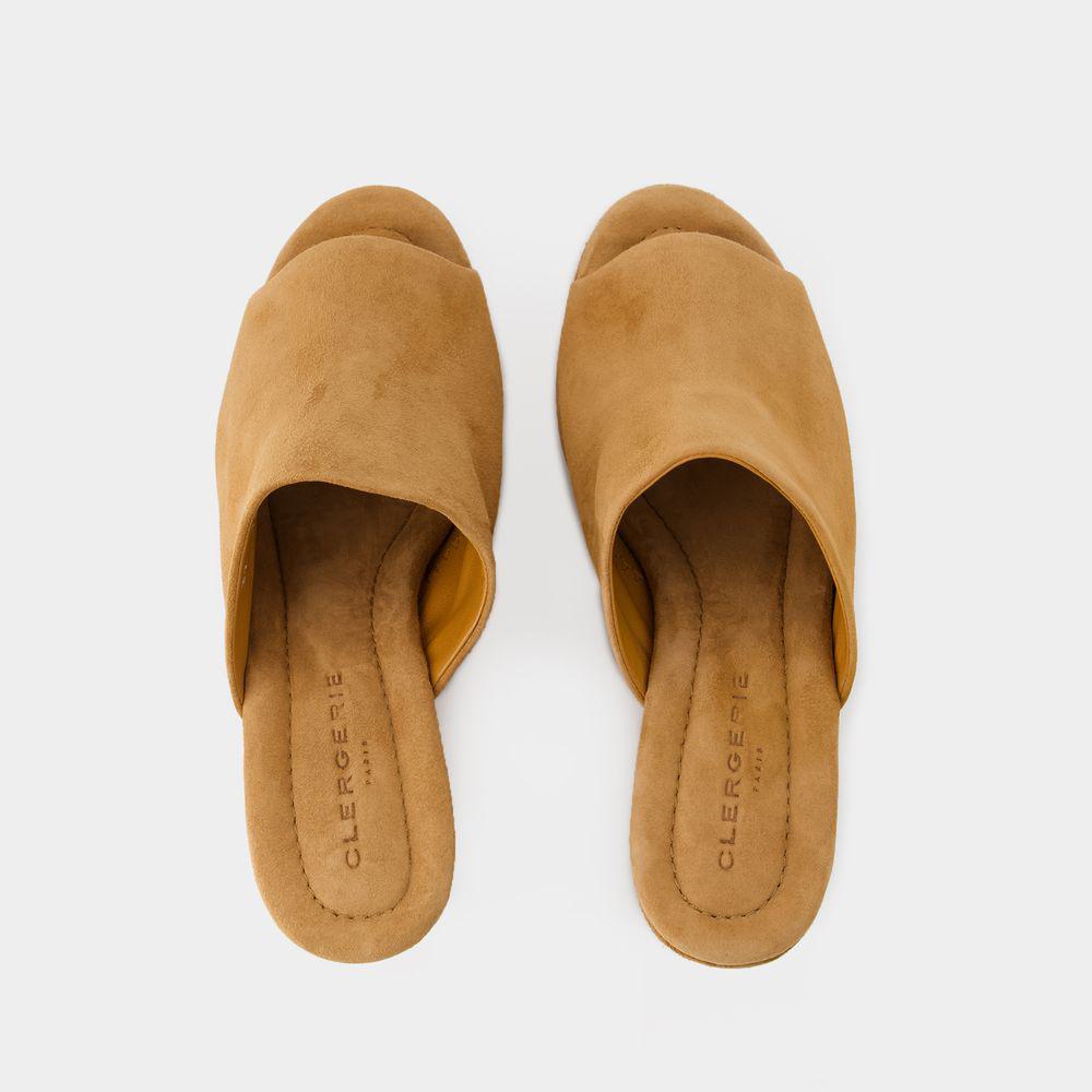 Shop Clergerie Sandals In Brown