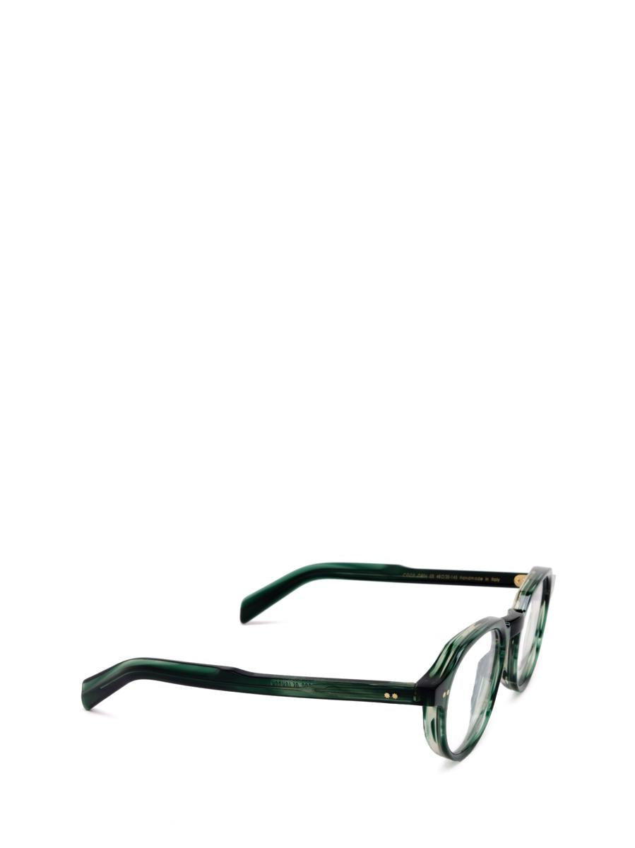 Shop Cutler And Gross Cutler & Gross Eyeglasses In Striped Dark Green