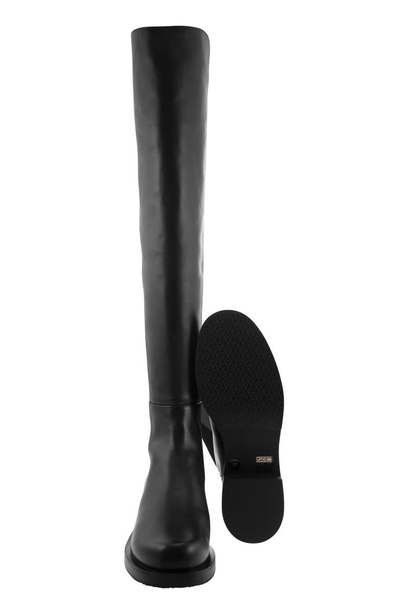 Shop Stuart Weitzman 5050 Bold - Boots In Black