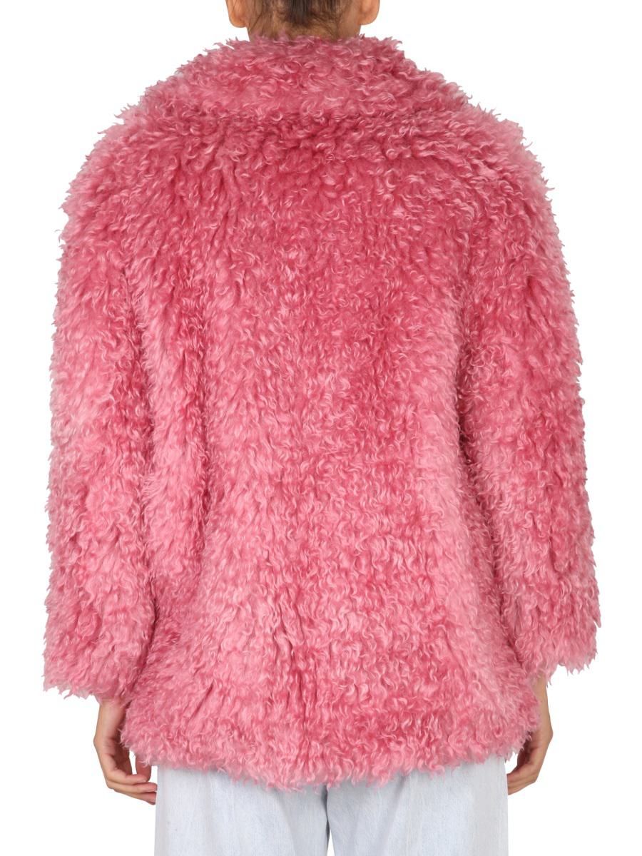 Shop Becagli Since 1994 Mohair Fur In Pink