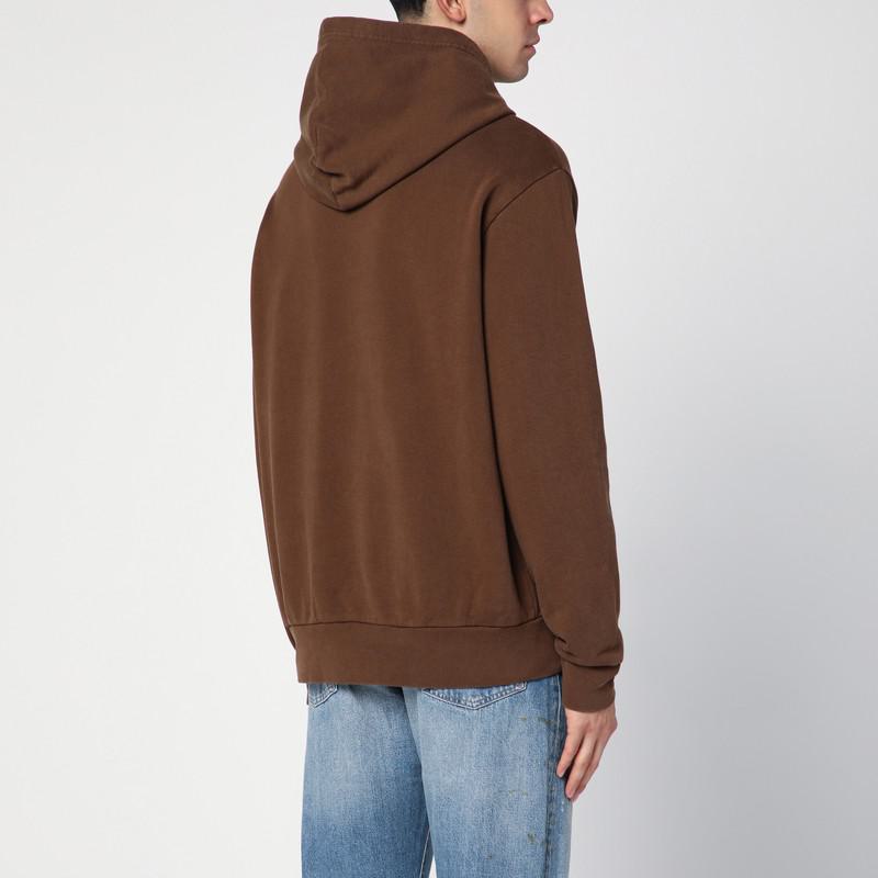 Shop Polo Ralph Lauren Hoodie In Brown