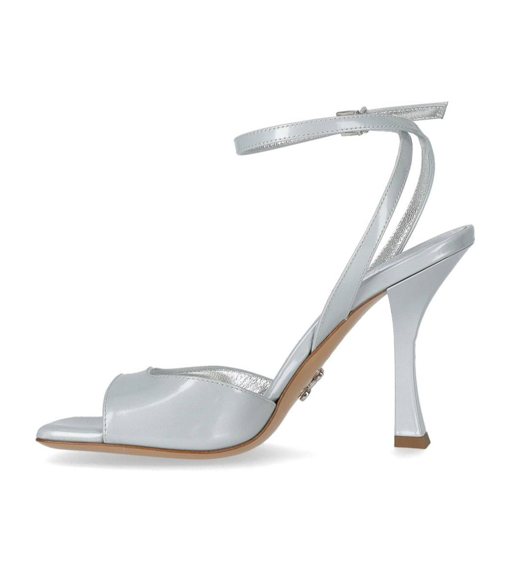 Shop Sergio Levantesi Tania Pearl Grey Heeled Sandal