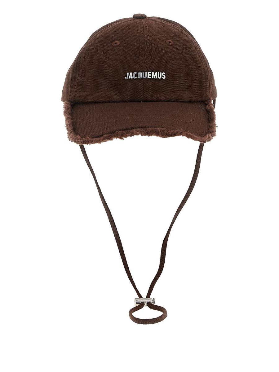 Jacquemus Men La Casquette Artichaut Cap In Brown