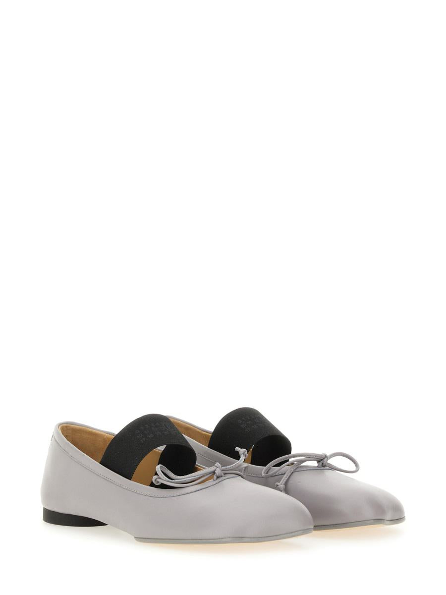 Mm6 Maison Margiela "anatomic Numeric" Dancer In Gray