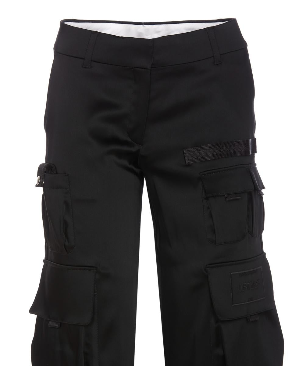 Shop Off-white Off White Trousers In Black