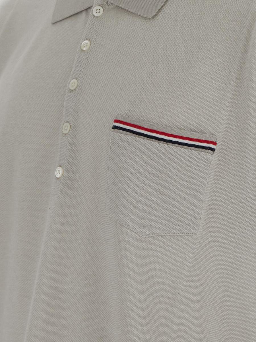 Shop Thom Browne Thome Polo In Naturalwhite