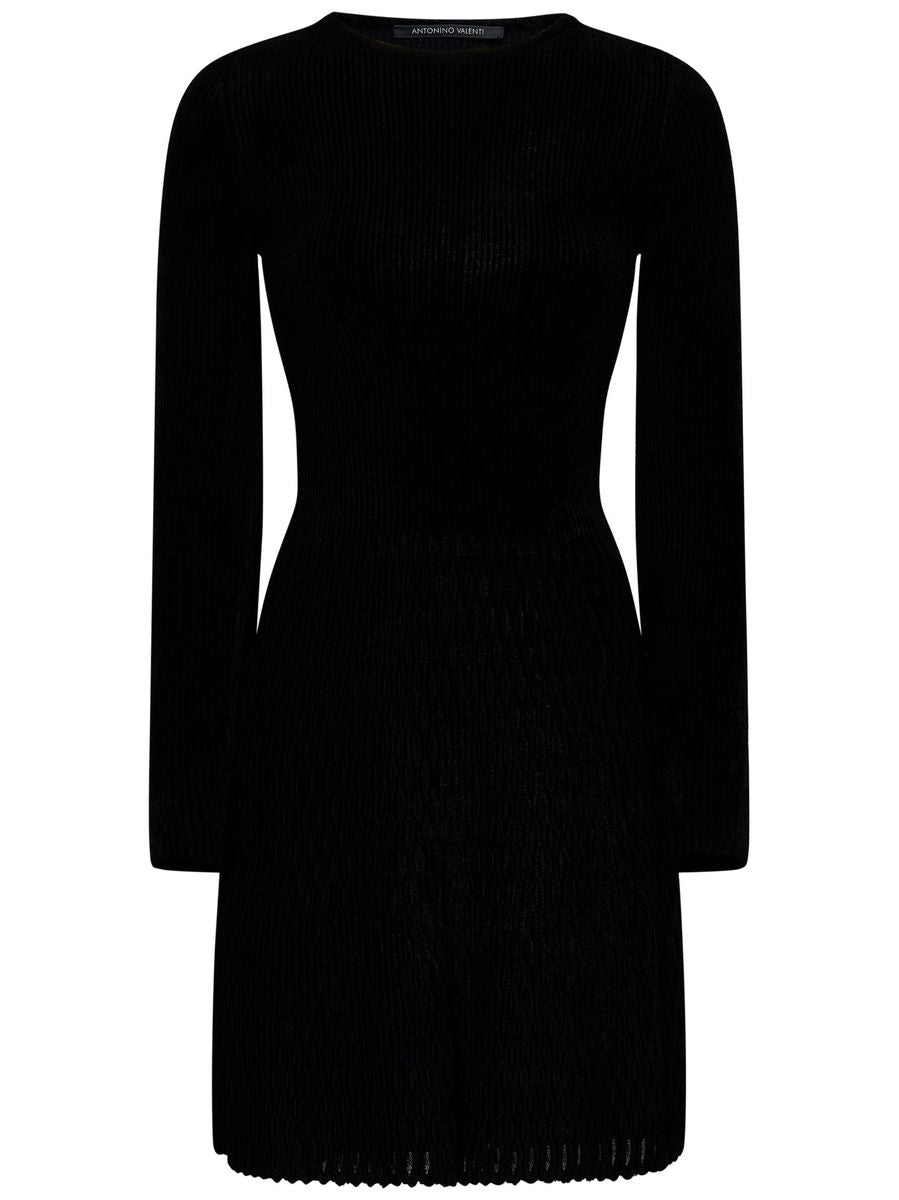 Shop Antonino Valenti Dorella Skater Dress In Black