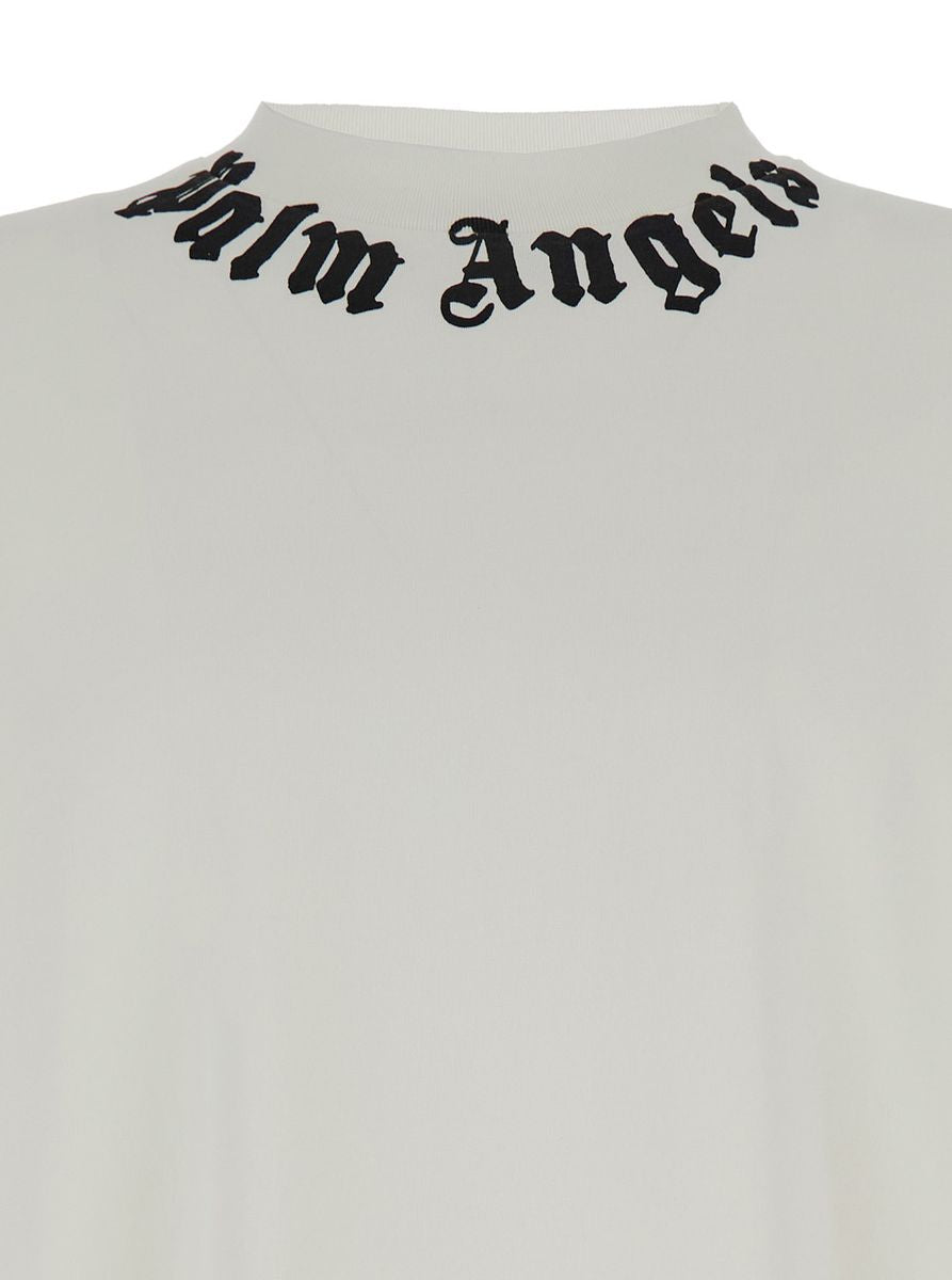 Shop Palm Angels T-shirts In White