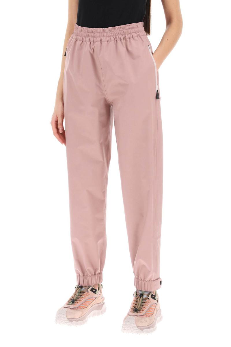 Shop Moncler Gore-tex Sports Pants In Rosa