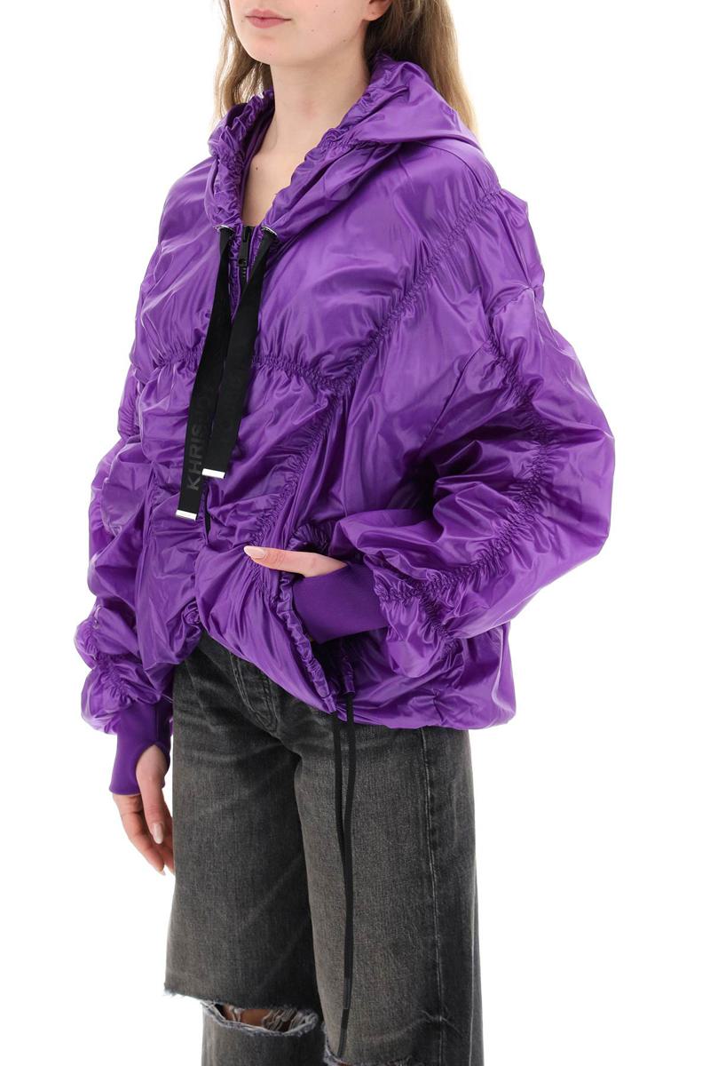 Shop Khrisjoy 'cloud' Light Windbreaker Jacket In Viola