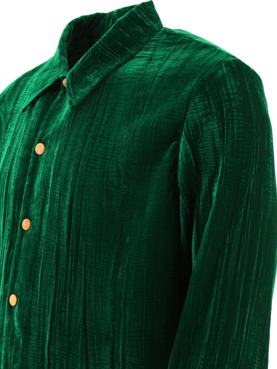 Shop Séfr "lou" Overshirt In Green