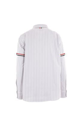 Shop Thom Browne Shirts In Med Grey