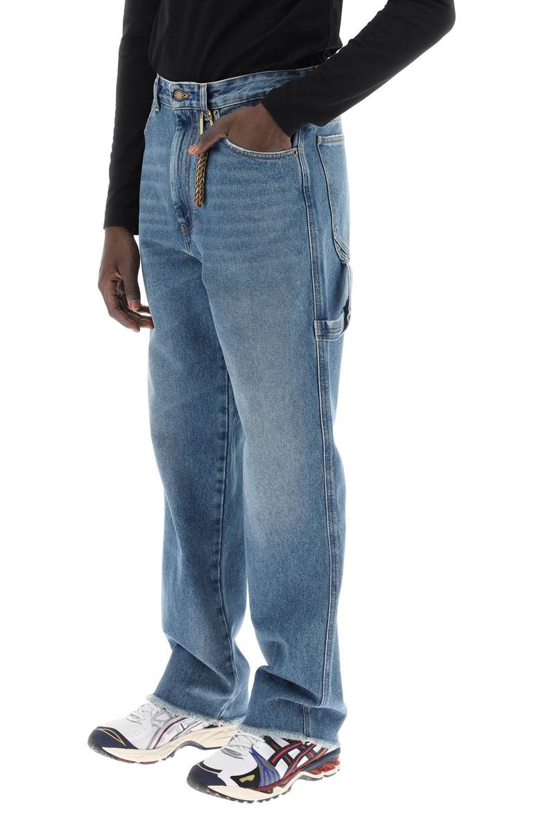 Shop Darkpark John Workwear Jeans In Blu