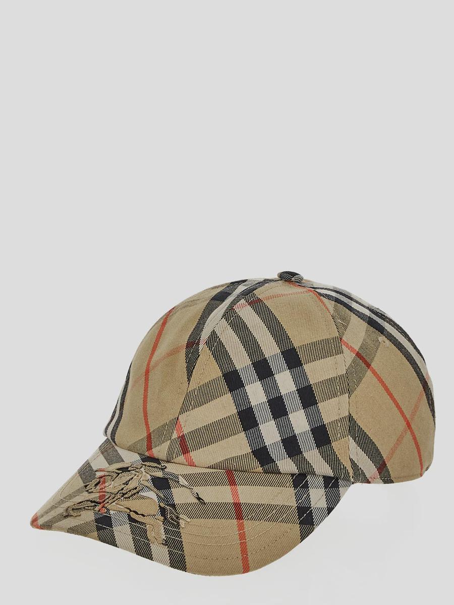 Shop Burberry Hats In Sand