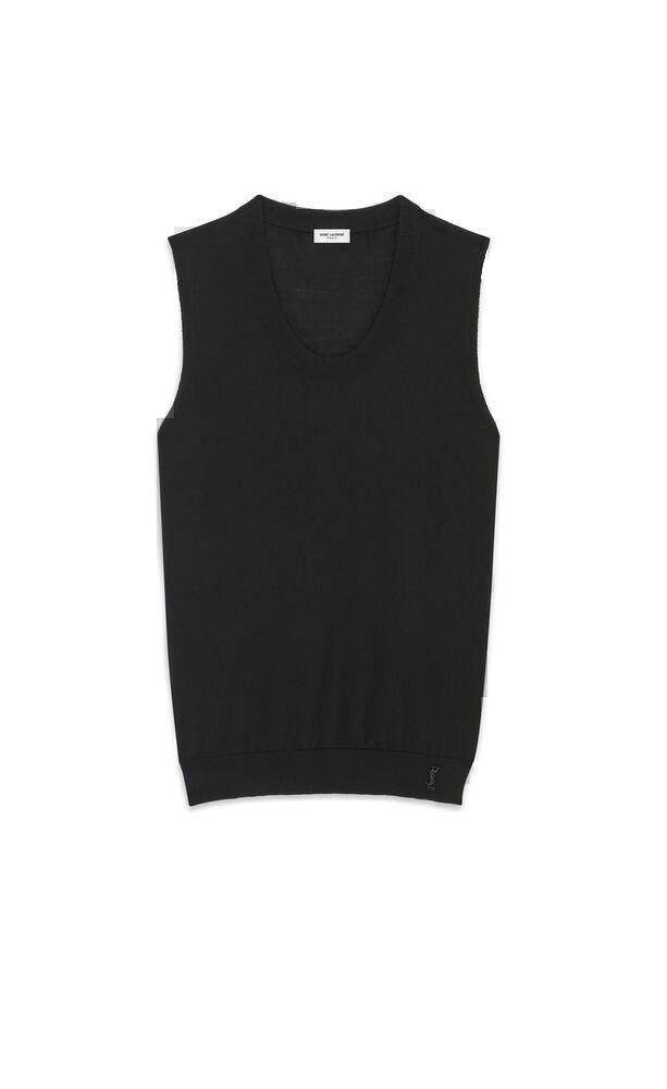 Shop Saint Laurent T-shirts & Tops In Black