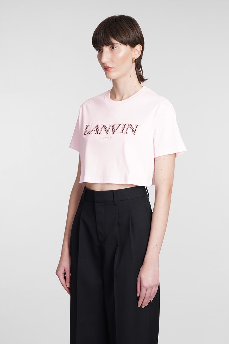Shop Lanvin T-shirt In Rose-pink