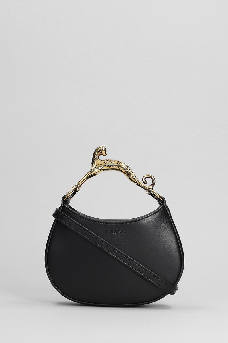 Shop Lanvin Hobo Shoulder Bag In Black