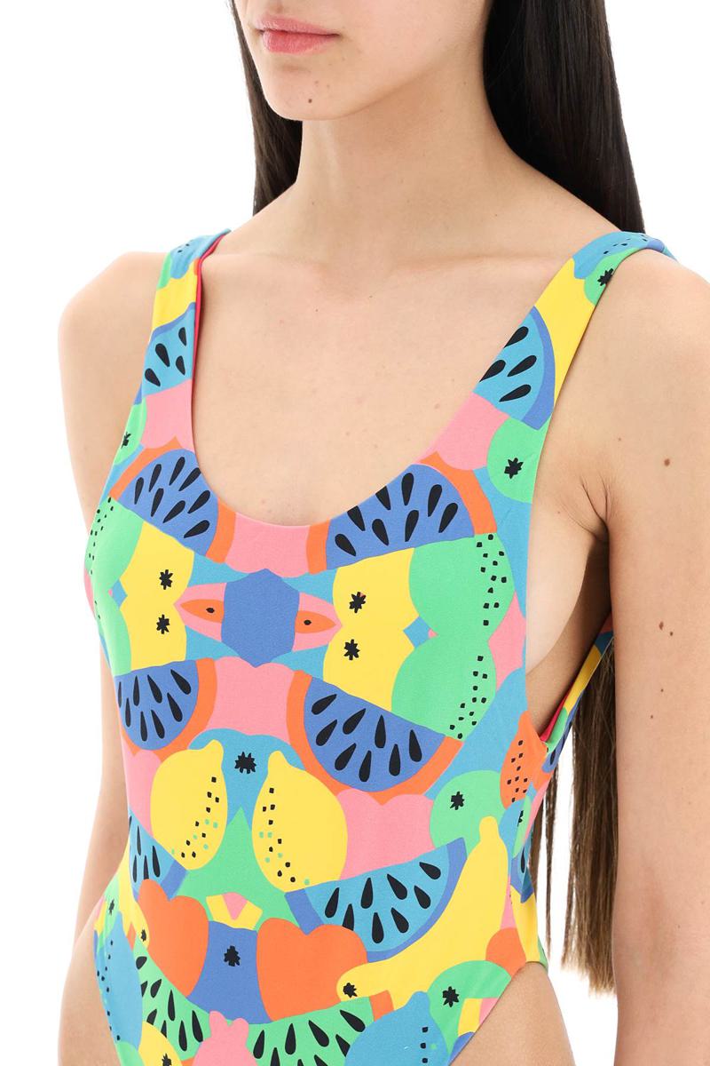 Shop Reina Olga 'funky' One-piece Swimsuit In Multicolor