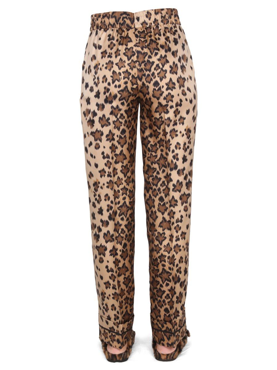 Shop Red Valentino Leo Star Print Pants In Multicolour