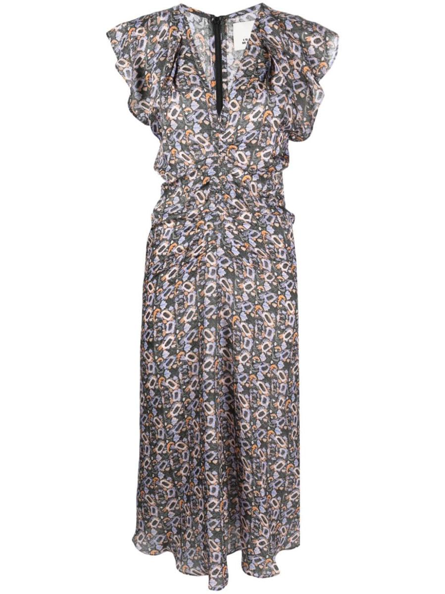 Shop Isabel Marant Dresses In Gray