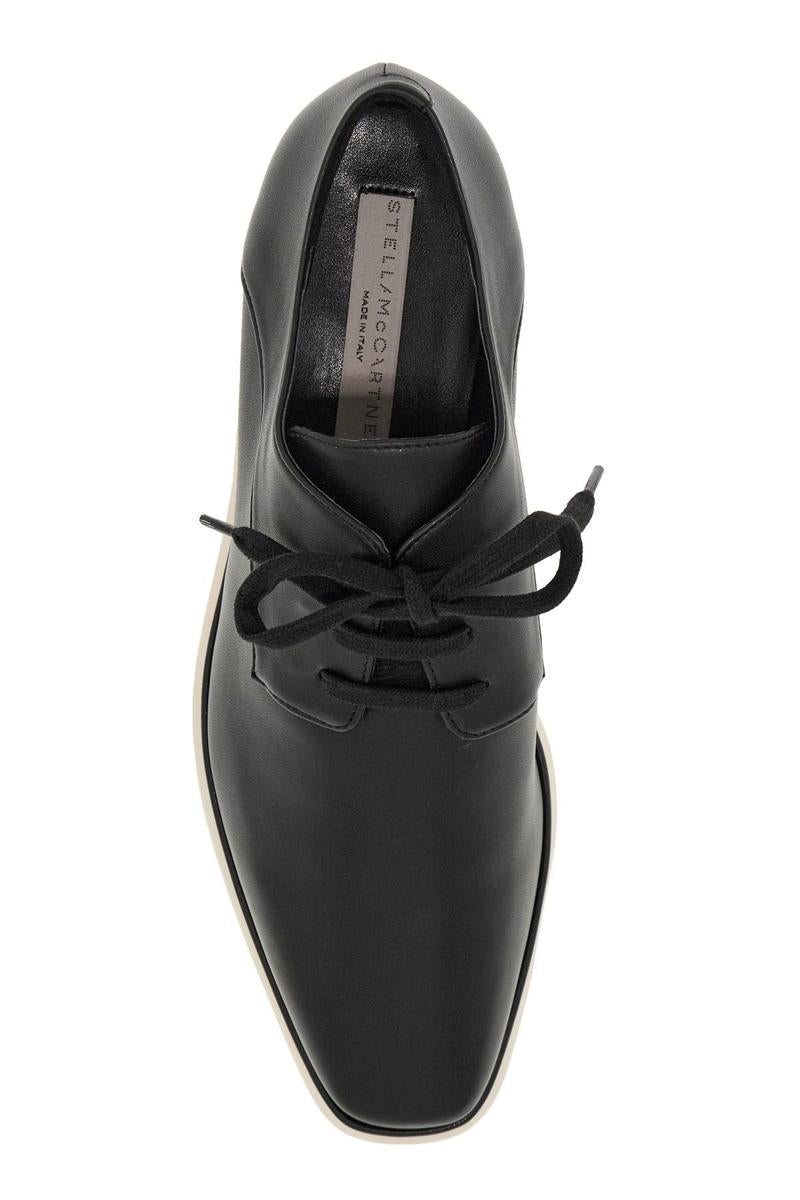 Shop Stella Mccartney Elyse Lace-up Shoes In Black