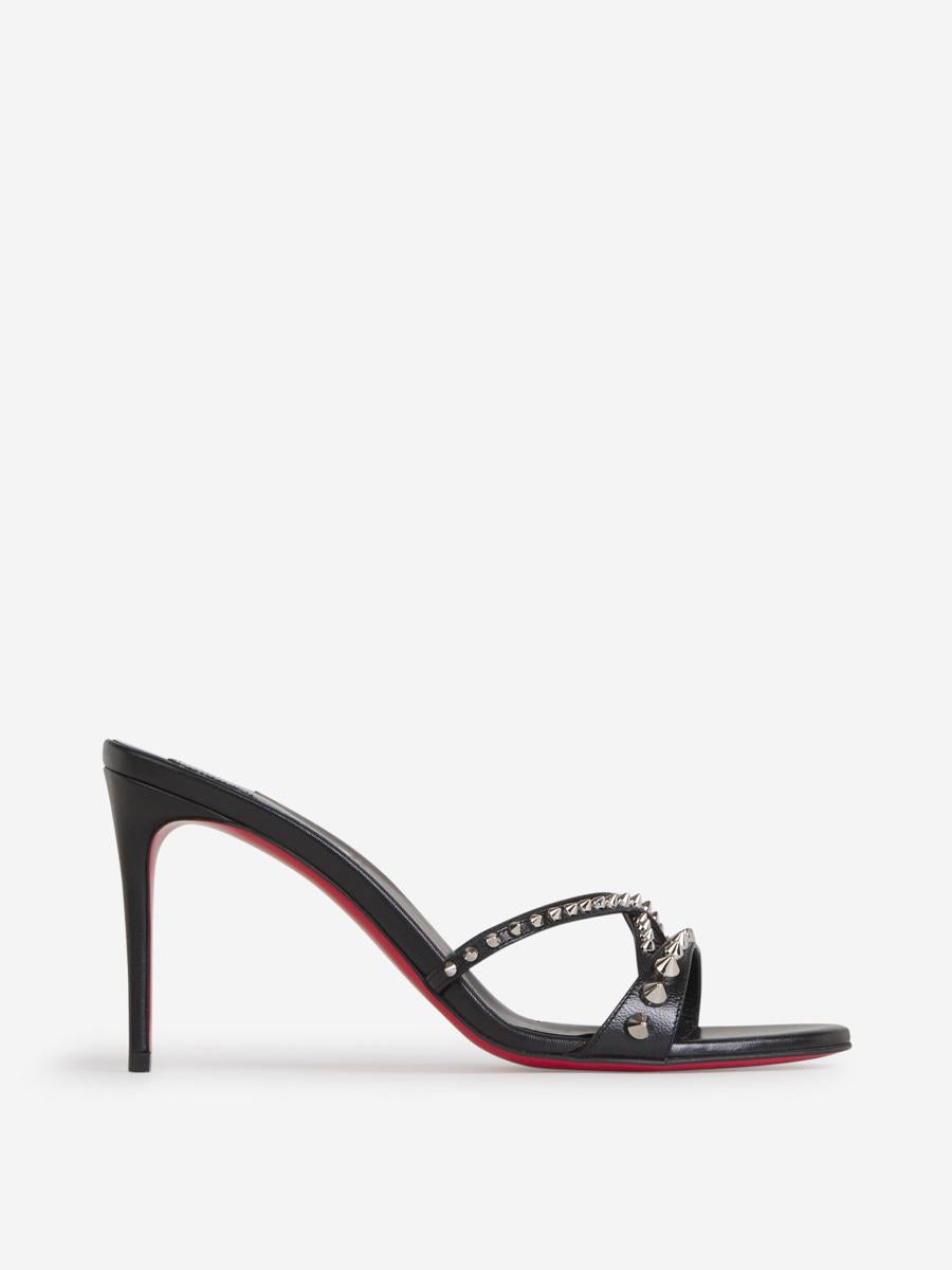 Shop Christian Louboutin Tatoosh Heeled Sandals In Stud Detail On The Instep