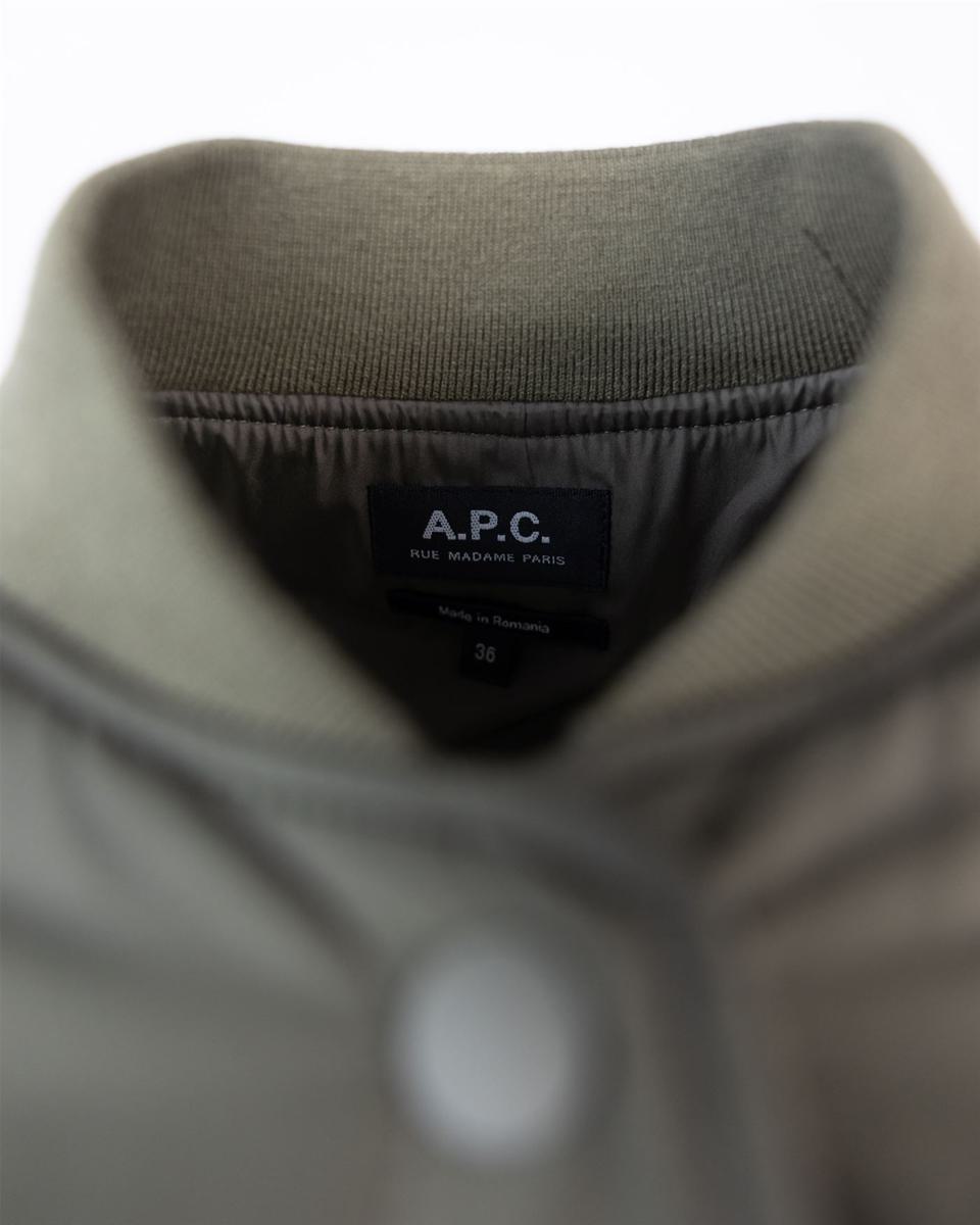Shop Apc A.p.c. Jacket In Green