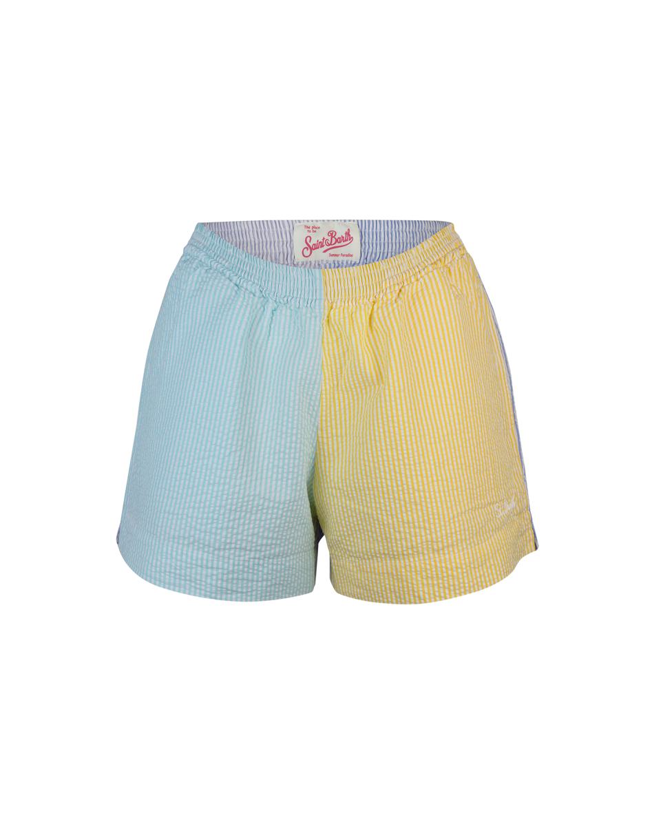 Shop Mc2 Saint Barth Shorts In Multicolour