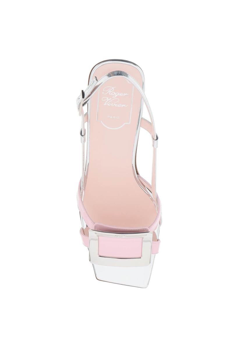 Shop Roger Vivier Belle Vivier Sandals In Rosa