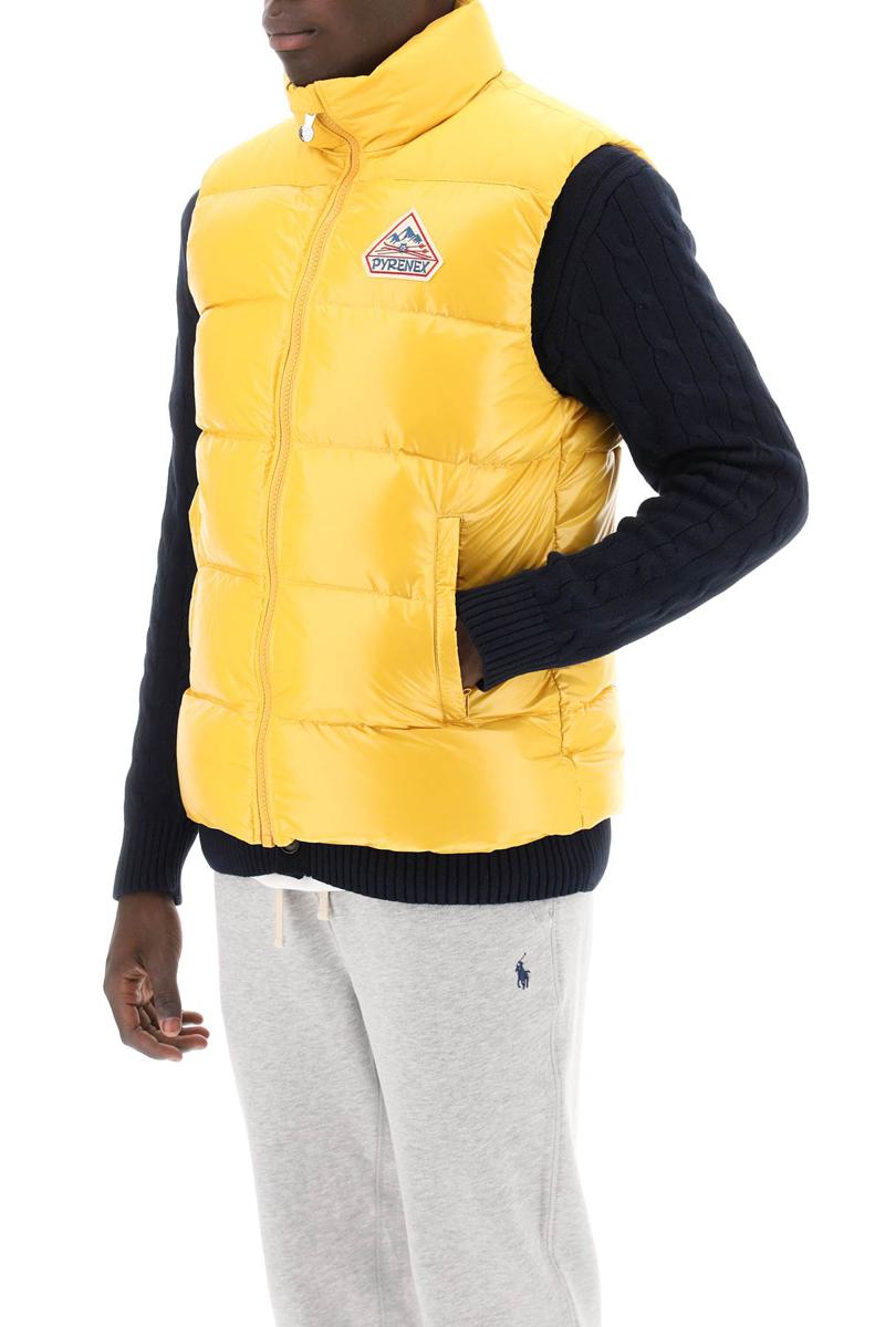 Shop Pyrenex 'john 2' Padded Vest In Giallo