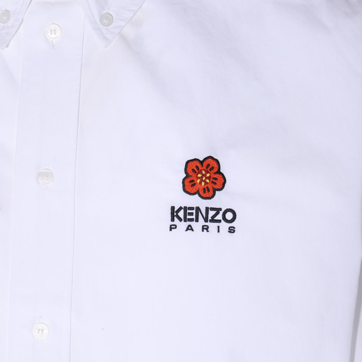 Shop Kenzo Shirts White