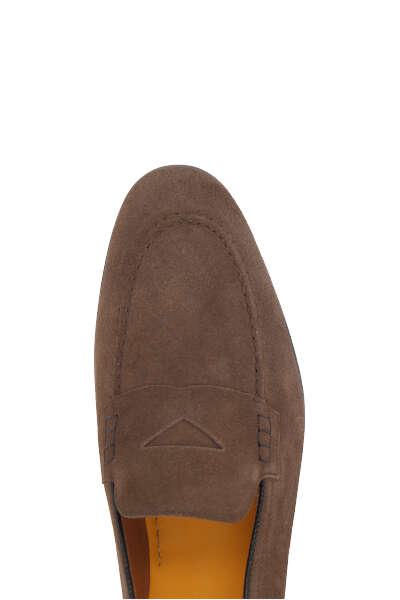 Shop Doucal's Flat Shoes In Coffee+brownhead