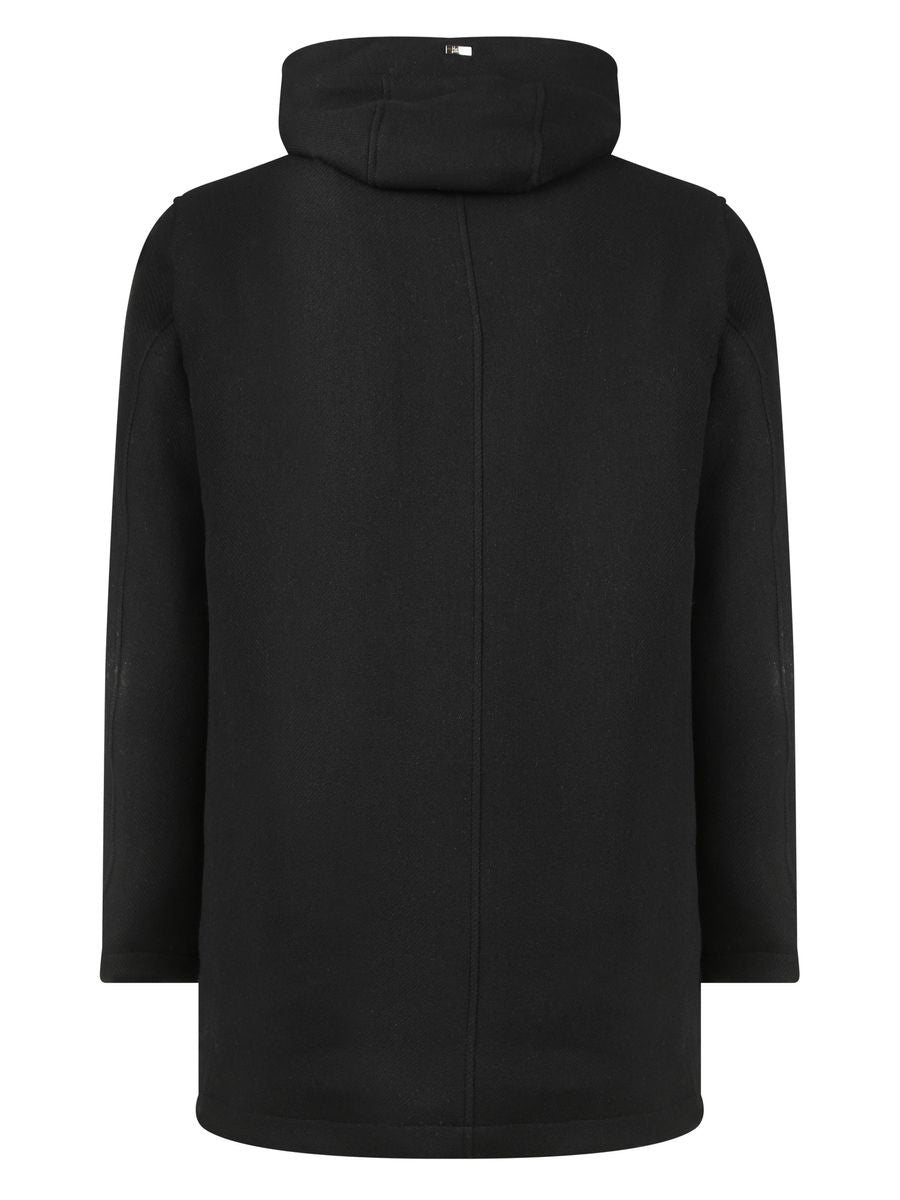 Shop Herno Three-quarter Coats In Black