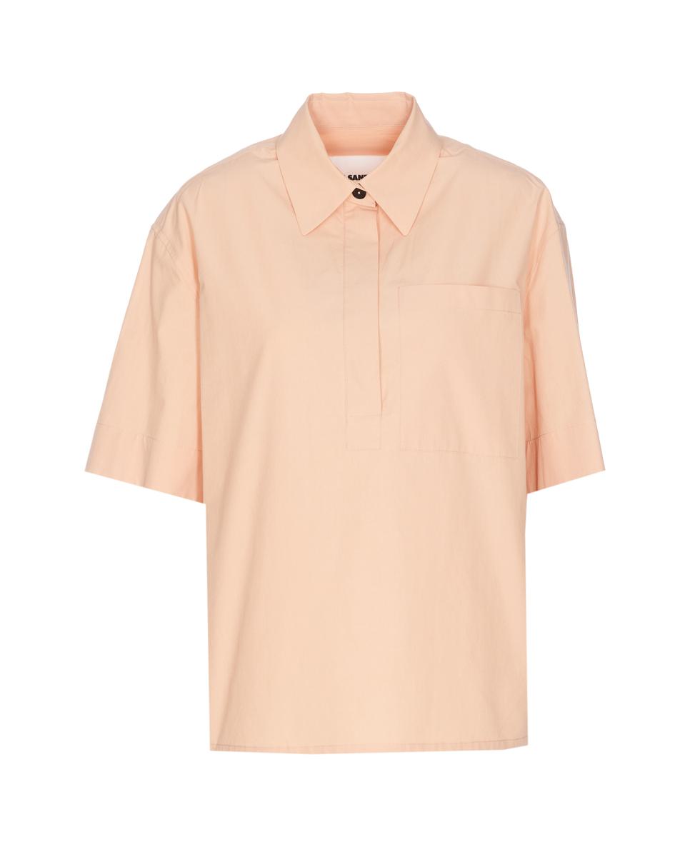 Shop Jil Sander Shirts In Orange