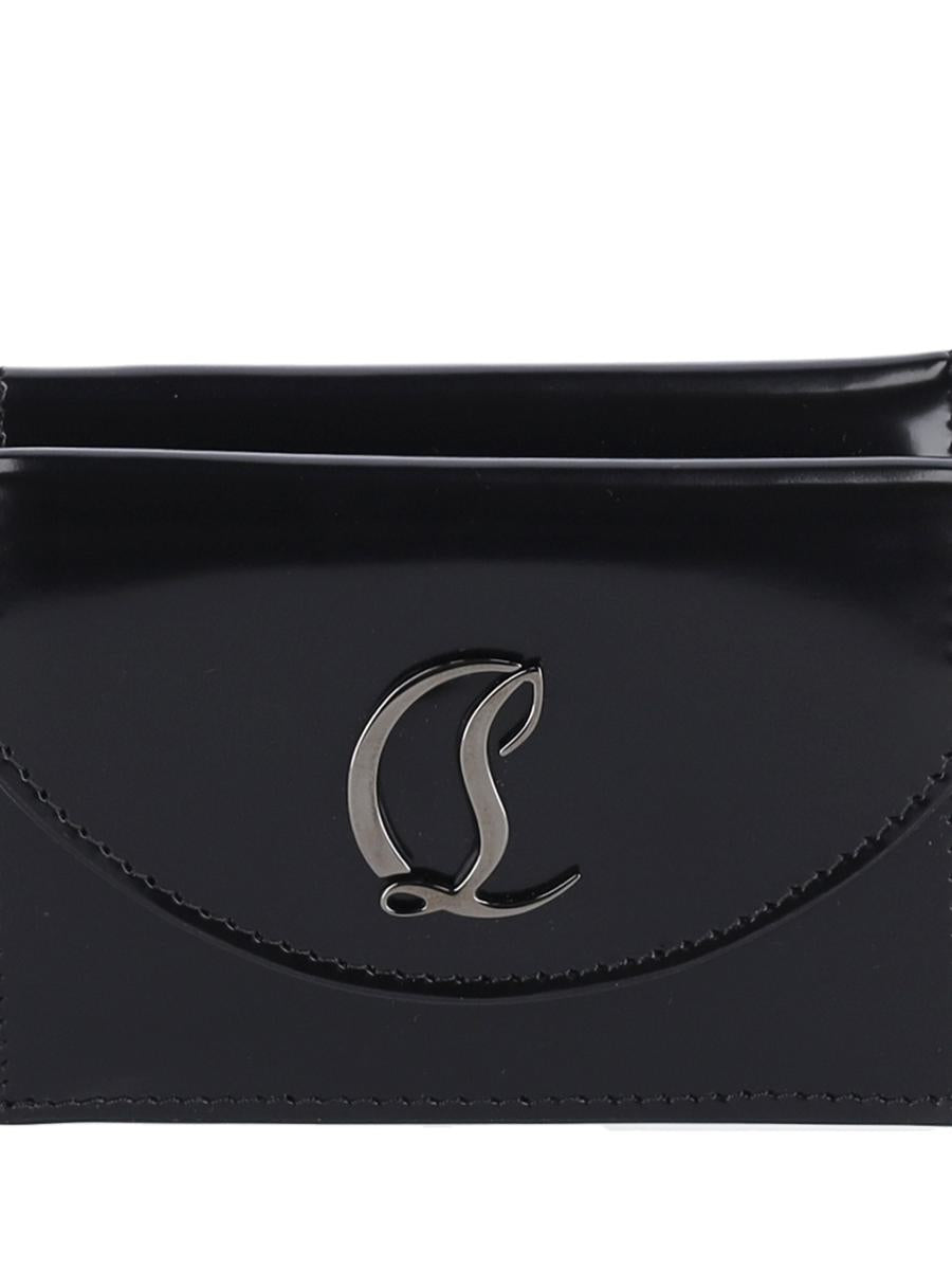 Shop Christian Louboutin Wallets In Black