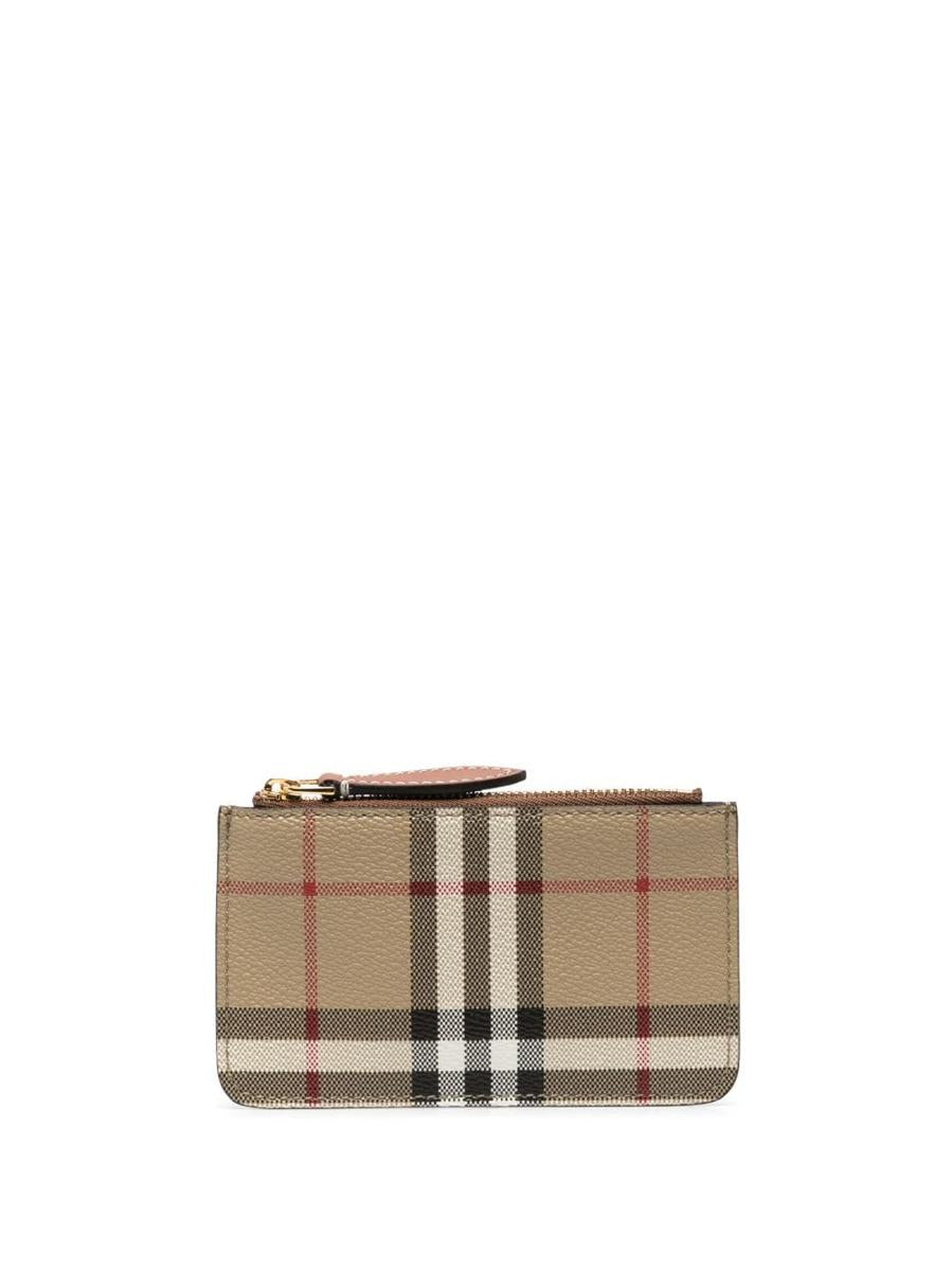 Shop Burberry Small Leather Goods In Beige
