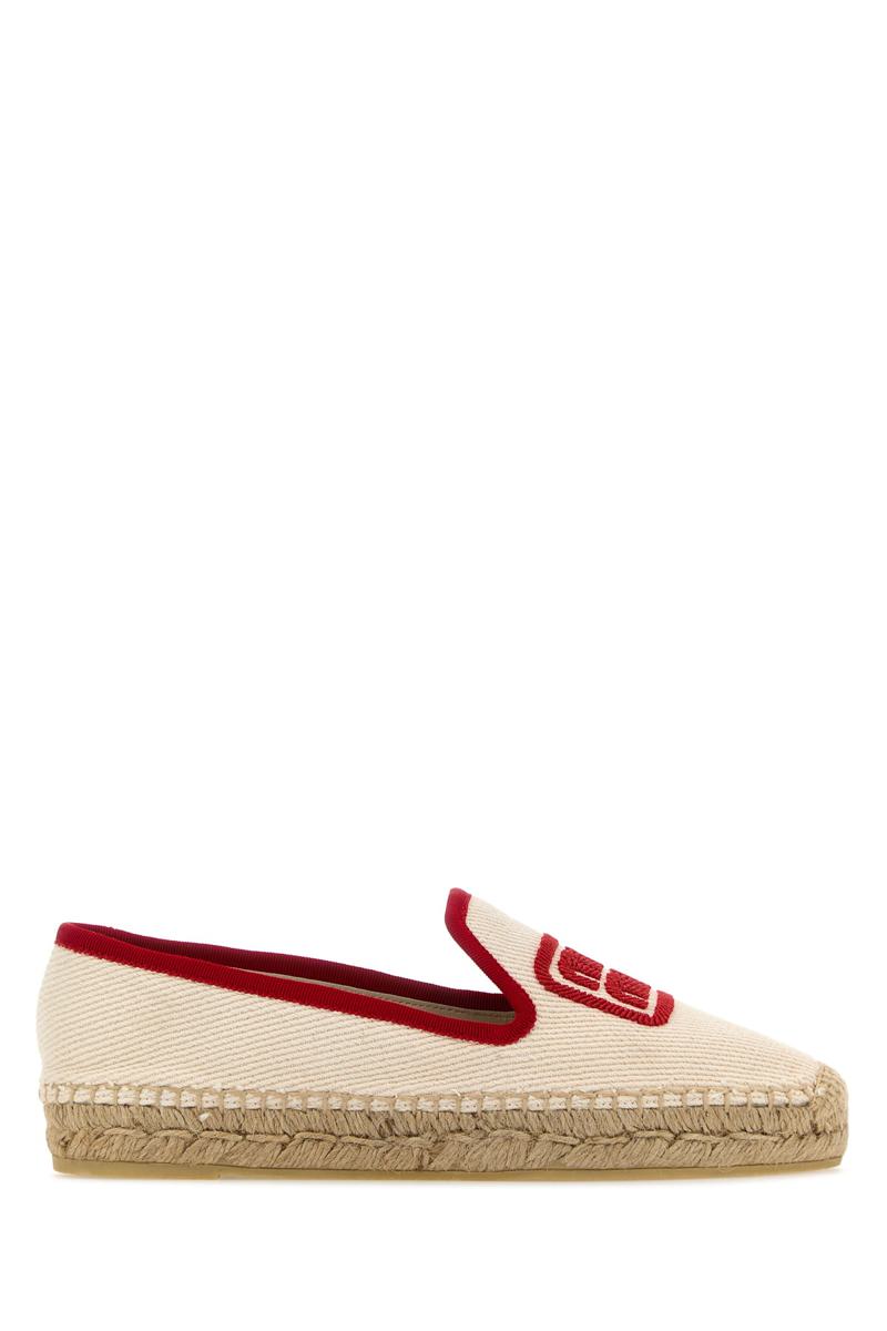 Shop Miu Miu Espadrillas In Avoriorosso