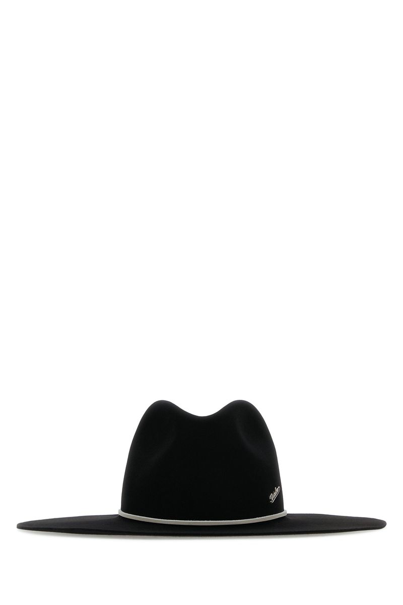 Shop Borsalino Hats And Headbands In Black
