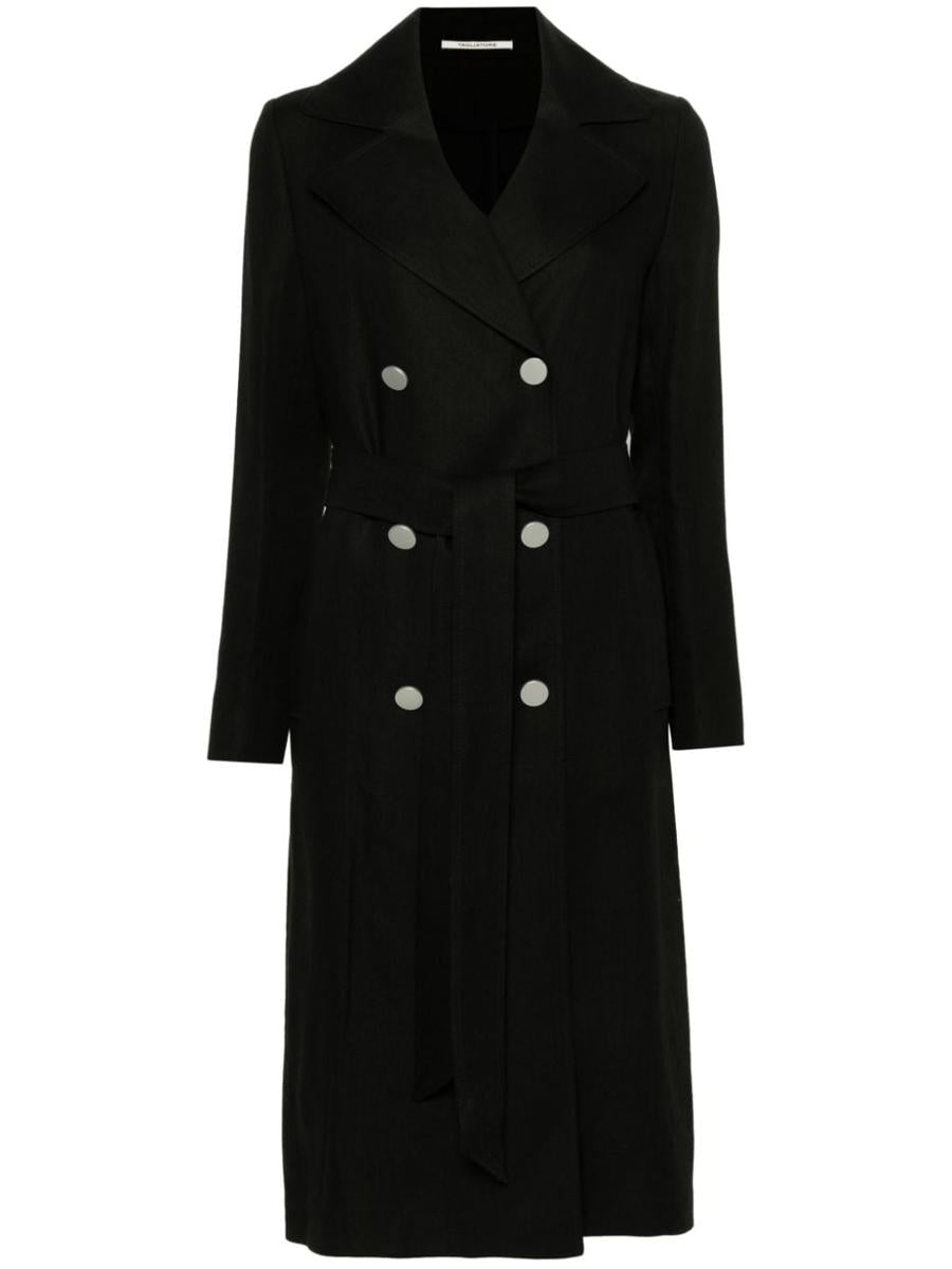 Shop Tagliatore 0205 Coats In Black