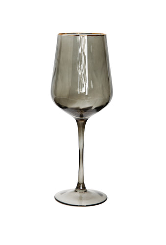 Classic Touch Small Wine Glasses on Gold Ball Pedestal, Set of 6, Gold