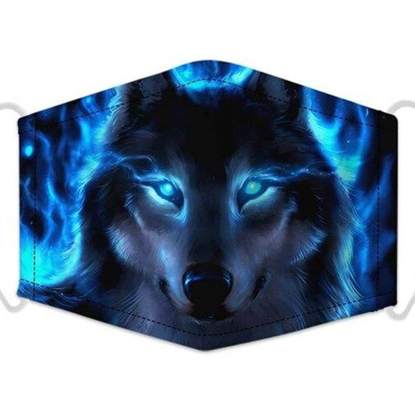 Masque Loup Bleu Passion Loup